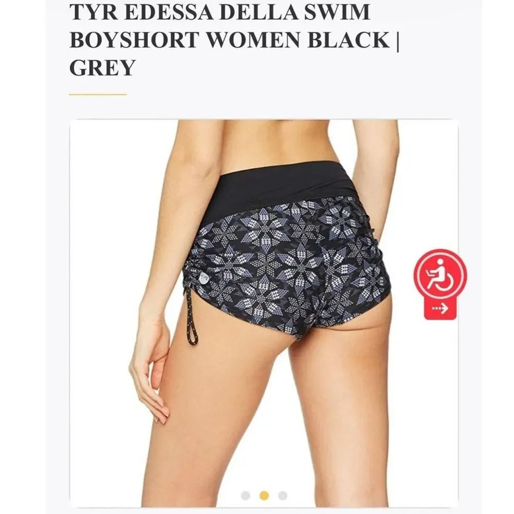 TYR EDESSA DELLA SWIM BOYSHORT & TANKINI size medium 8